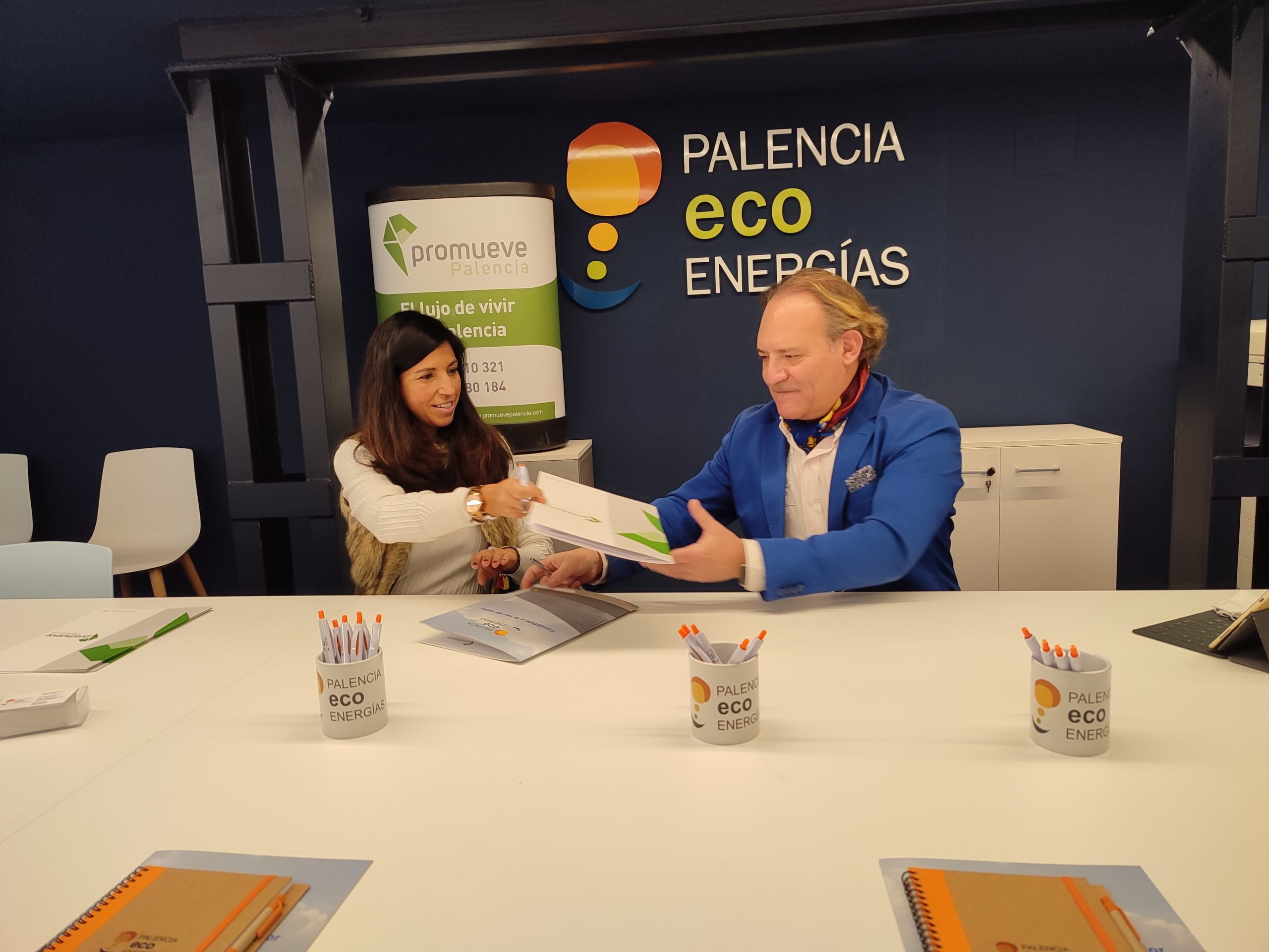 Firma acuerdo-Palencia Eco Energias y Promueve Palencia